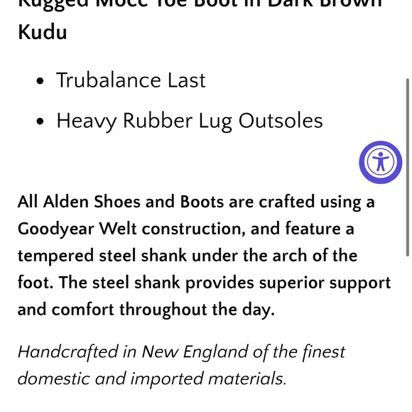 ALDEN 404 Rugged Mocc Toe Boot - Picture 11 of 11